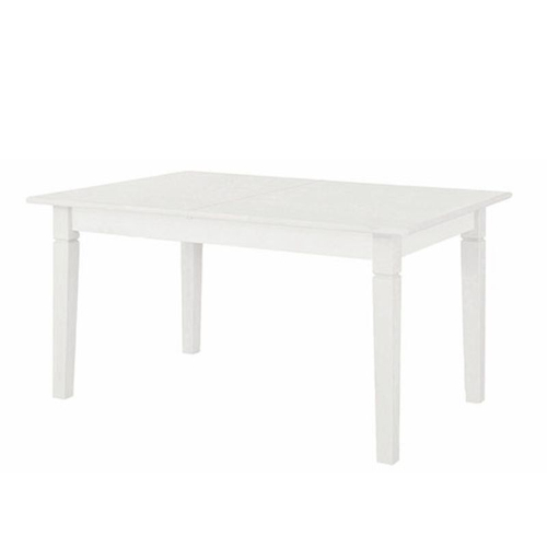 Стол обеденный, 77x75x140(179), Мадрид, раскладной, белый воск