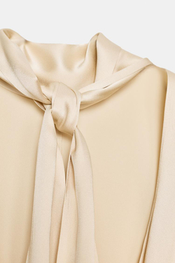 ZARA АТЛАСНАЯ ТУНИКА ZW COLLECTION LIMITED EDITION, КАВА