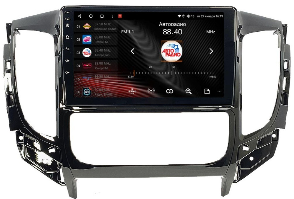 Магнитола для Mitsubishi L200 2015-2019 (климат) - Vaycar VA47-1198 на Android 13, 8-ядер, 2Гб-32Гб, 4G SIM-слот