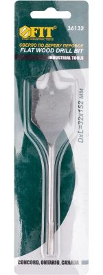36132 Сверло по дереву перовое 32 x 152мм FIT