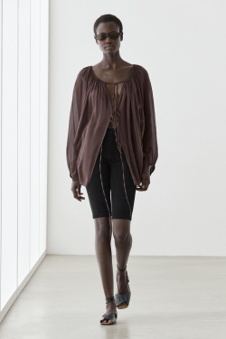 Massimo Dutti Рубашка с длиными рукавами, коричневый