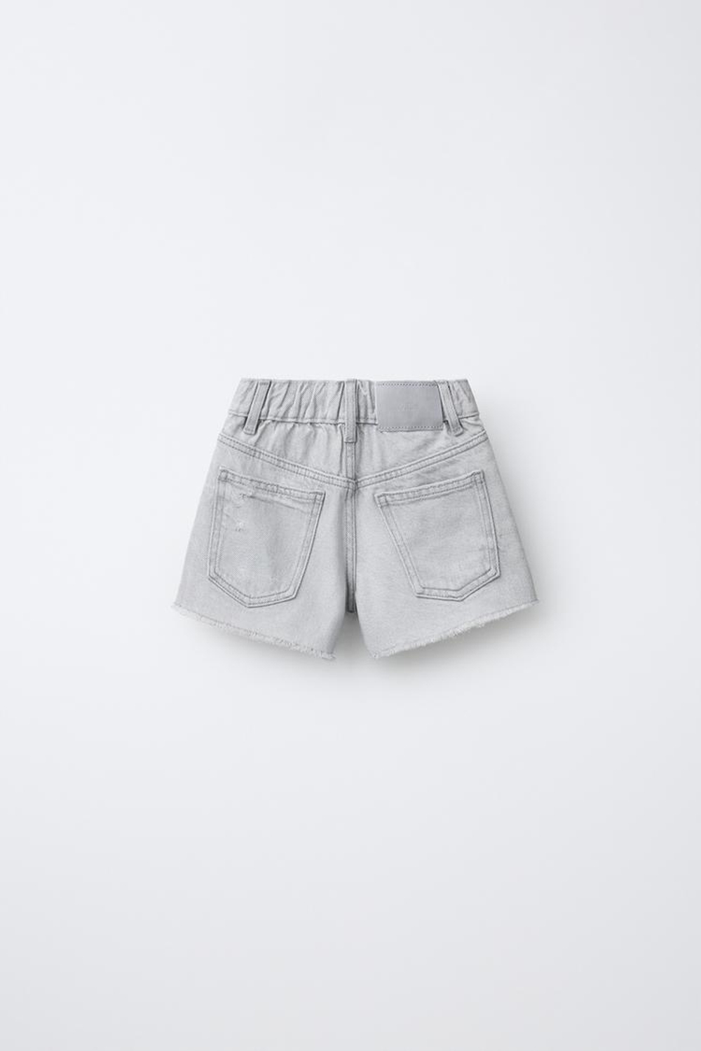 ZARA ДЖИНСОВЫЕ ШОРТЫ, СЕРЫЙ