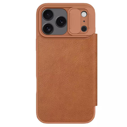 Кожаный чехол-книжка Nillkin Leather Qin Pro для iPhone 17 Pro Max