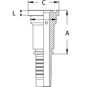 Фитинг DN 38 SFS 2 79.4