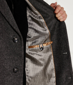 Хлопковое пальто h-hyde BOSS BLACK - серый(50525739)