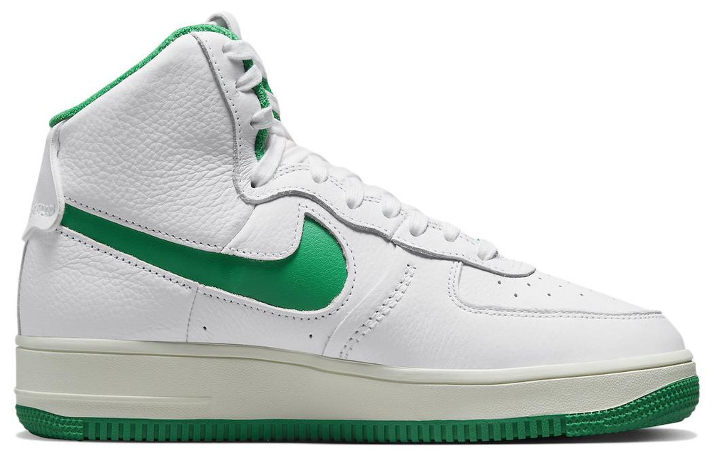 Кроссовки Nike Air Force 1 Sculpt "Whitegreen" (Женская размерная сетка)