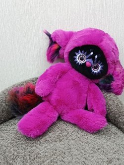 УЦЕНКА Мягкая игрушка Тёко (фуксия) (B1) 25см