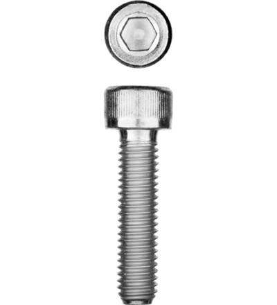 ЗУБР DIN 912, кл. пр. 8.8, М12 х 35 мм, цинк, 5 кг, винт с внутренним шестигранником, Профессионал (30318-12-035)