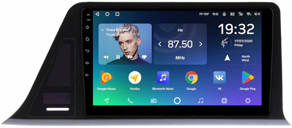 Магнитола для Toyota C-HR 2016-2019 (правый руль, вместо 230x130мм) - Teyes SPRO+ Android 10, ТОП процессор, 4-32, SIM-слот