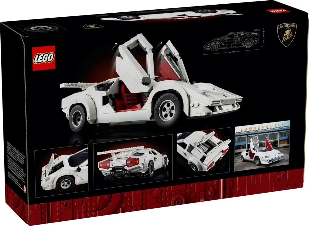 Конструктор LEGO Icons 10337 Четырехклапанный Lamborghini Countach 5000
