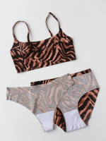 Стринги бесшовные цвет Тигр (К) размер M