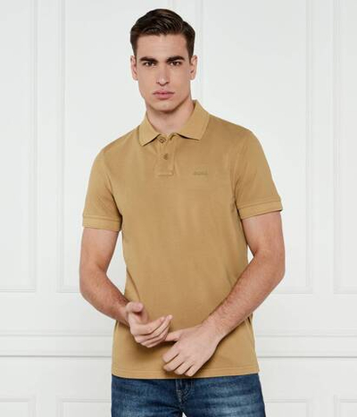 Поло Prime BOSS ORANGE - бежевый(50507813)