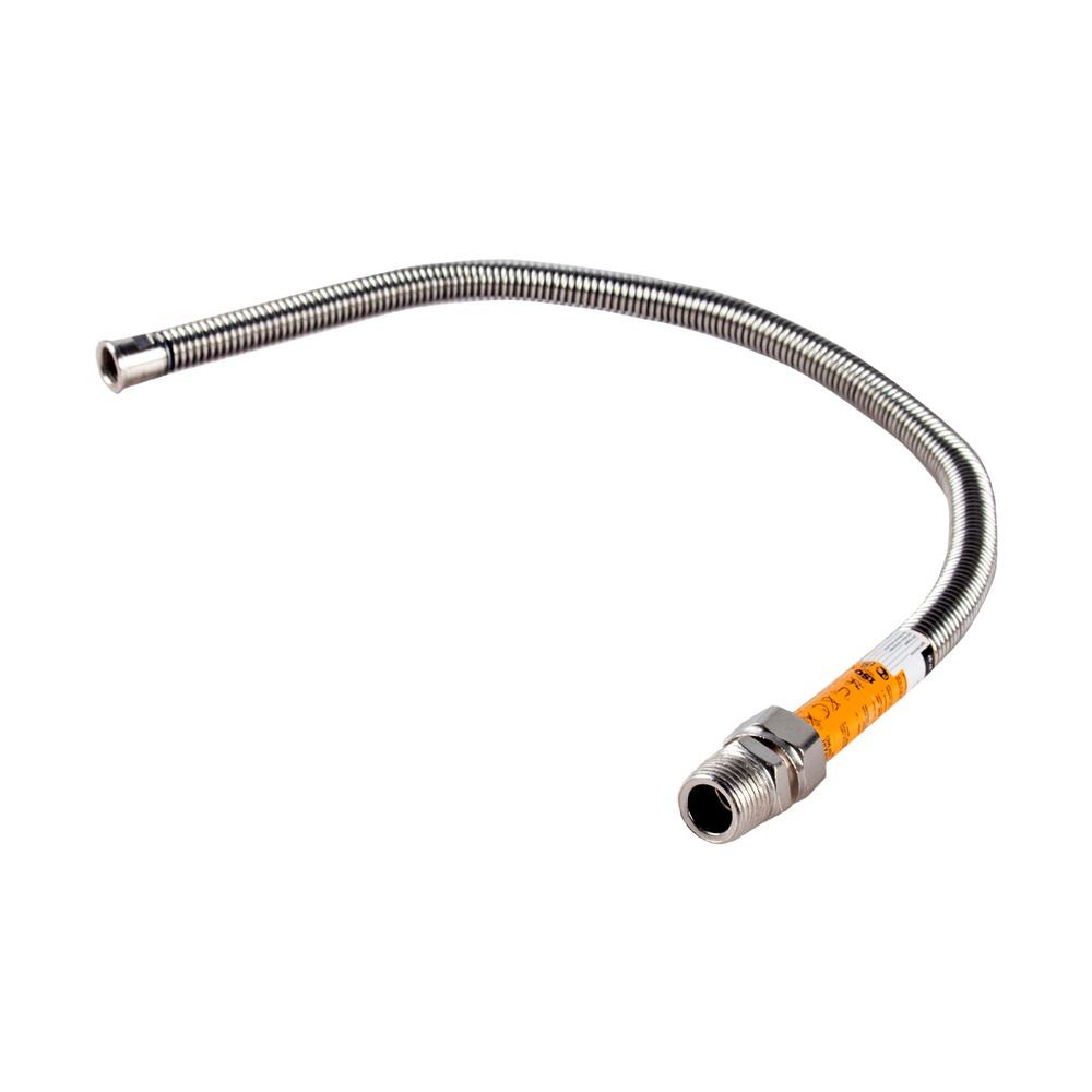 Подводка для газа 1/2 60см гайка-штуцер