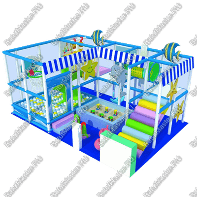 Детский игровой лабиринт «Голубой бриз»