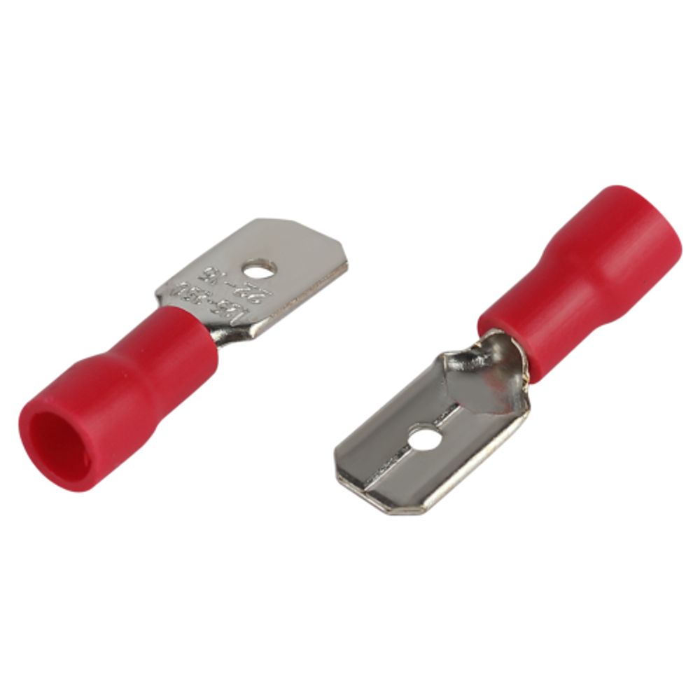 Разъем плоский ЭРА NO-225-38 РпИп 1.25-6-0.8 изолированный «вилка» упаковка 10 шт