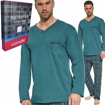 Пижама мужская с длинным рукавом и брюками Cornette 122/217