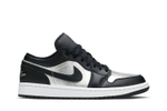 Кроссовки Jordan Air Jordan 1 Low "Silver Toe" (Женская размерная сетка)