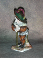 Статуэтка. Фарфор. Карлик с тростью. Volkstedt. Германия