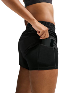 Женские теннисные шорты Nike Dri-Fit One 2-in-1 - black/white