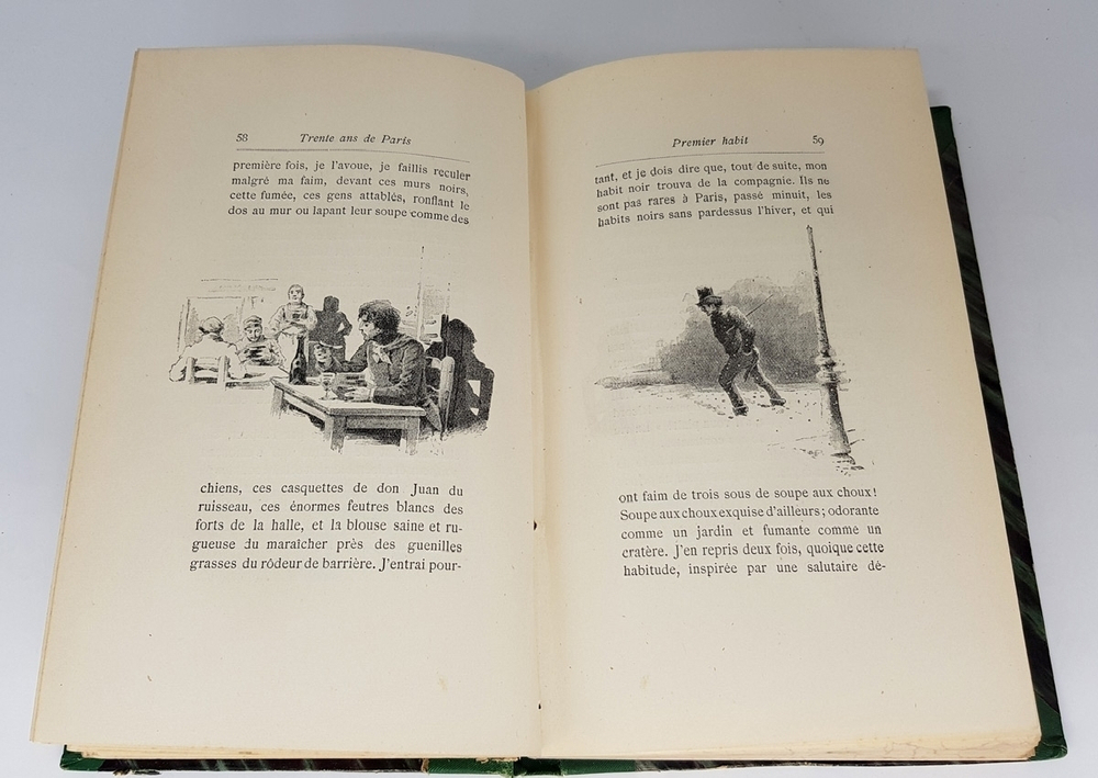 "Trente ans de Paris (Тридцать лет Парижа)". Alphonse Daudet (Альфонс Доде). 1888г. - антикварное издание