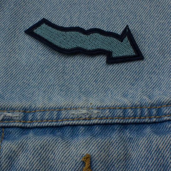 Нашивка на рюкзак и на одежду. Стрелка