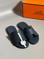 Шлепанцы Hermes синие