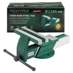 Тиски стальные с наковальней 125мм (5'') RockFORCE RF-6540705