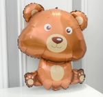 Шар (33''/84 см) Фигура, Медвежонок, 1 шт.