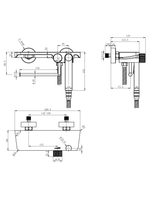 Гигиенический душ WeltWasser  HIGI SH2 CR 10000013679 латунь  Хром