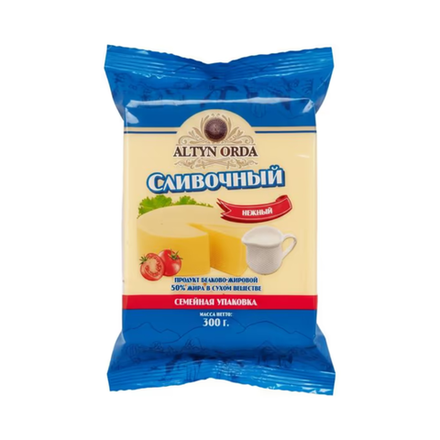 Сыр Altyn Orda Сливочный 50% 200 гр