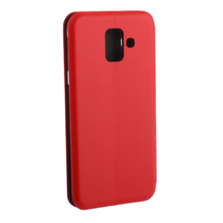 Чехол-книжка кожаный Fashion Case Slim-Fit для Samsung A6 (2018) Red Красный