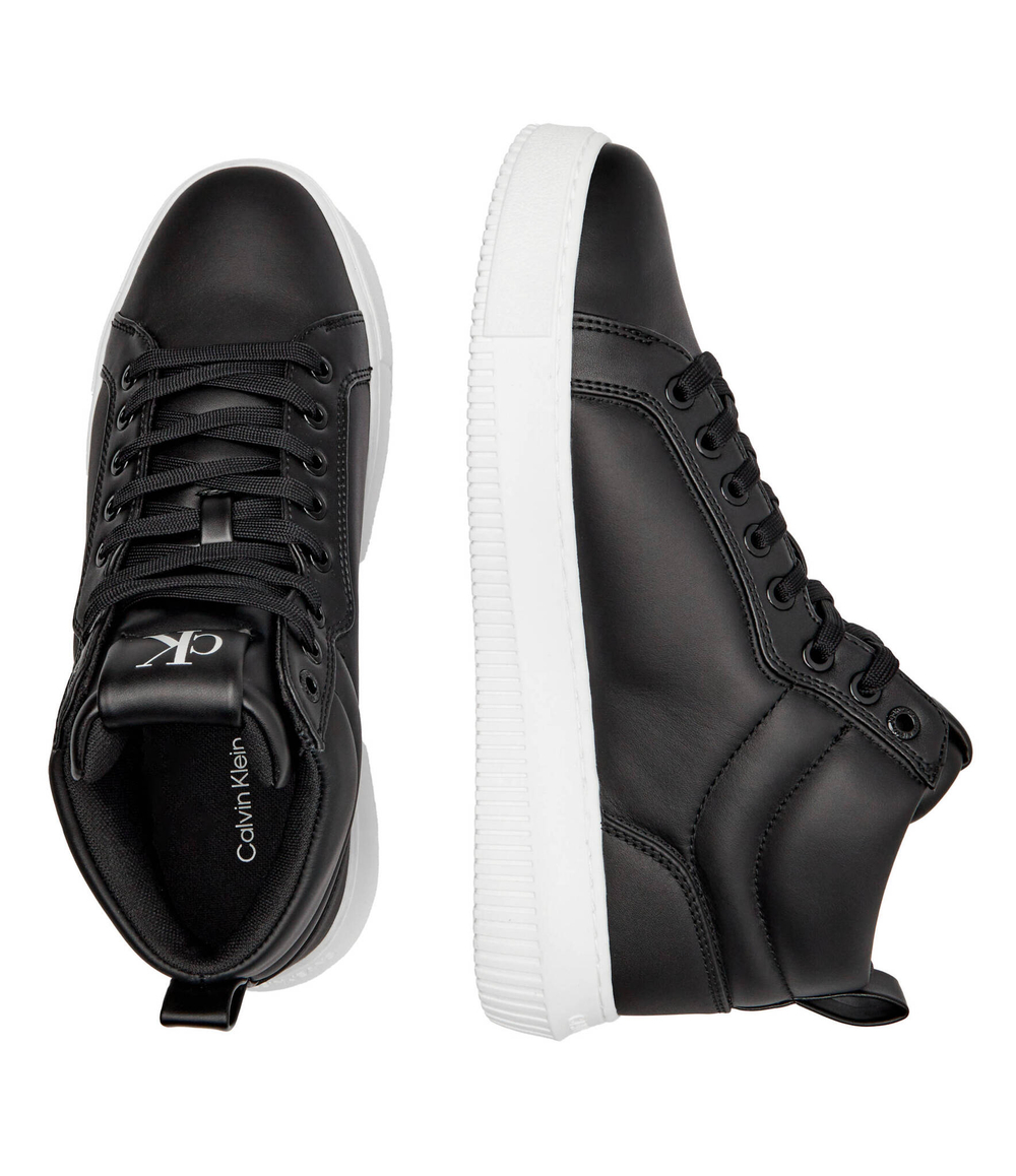 Кожаные кроссовки chunky CALVIN KLEIN JEANS - черный(YM0YM01120)