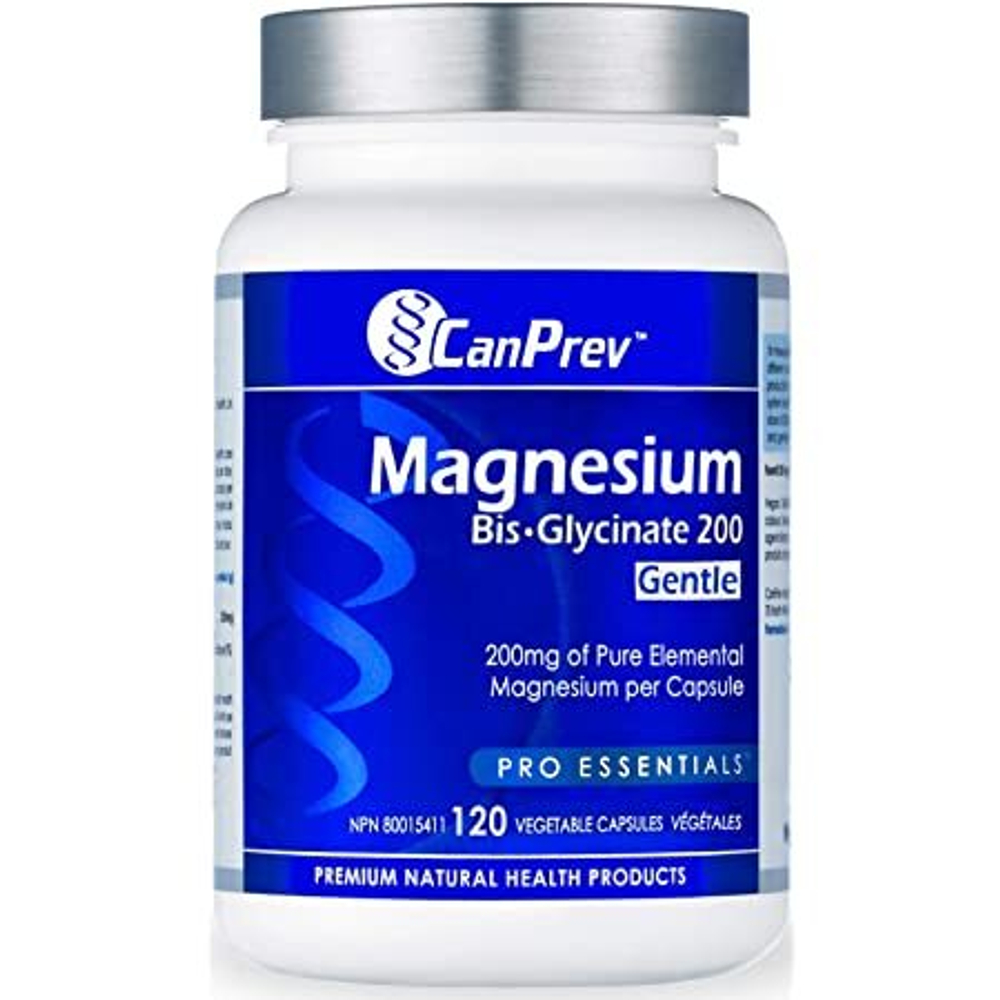 CanPrev Magnesium Bis Glycinate 200 Gentle 120 kaps (бисглицинат магния)