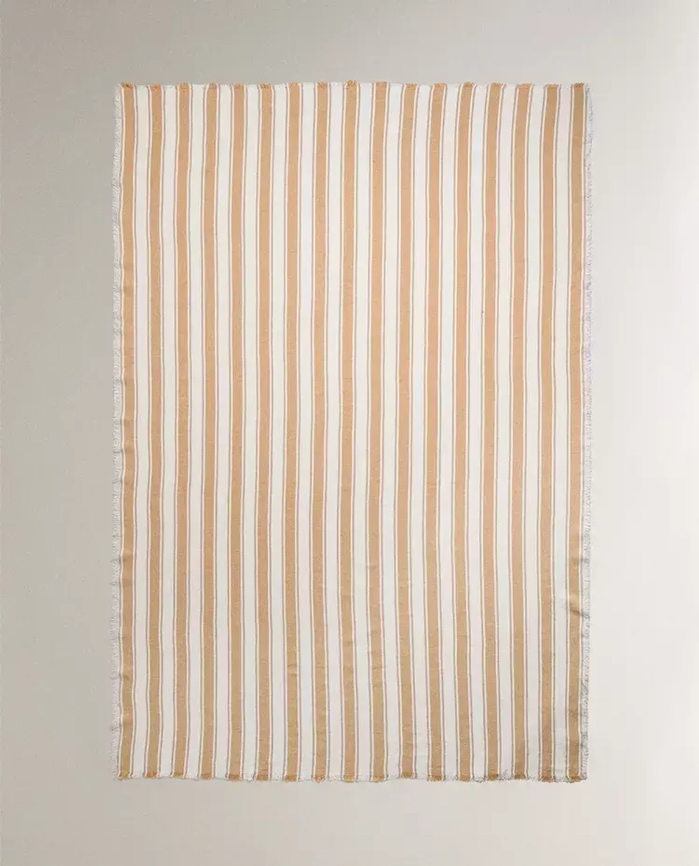 ZARA HOME ПЛЕД В ПОЛОСКУ, РАЗНОЦВЕТНЫЙ