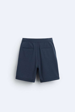 ZARA ШОРТЫ КОМФОРТНОЙ ПОСАДКИ, СИНИЙ