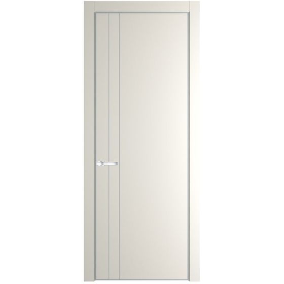 Межкомнатная дверь эмаль Profil Doors 12PA перламутр белый глухая профиль белый матовый