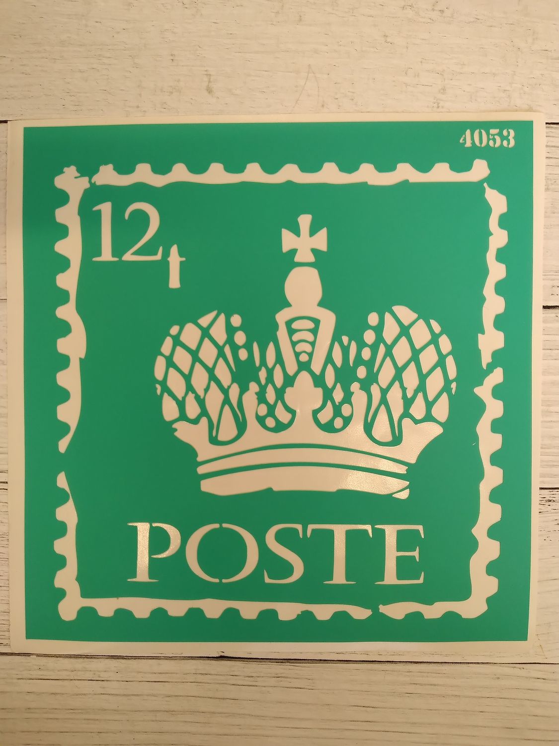 трафарет на клеевой основе,4053, 15*15см