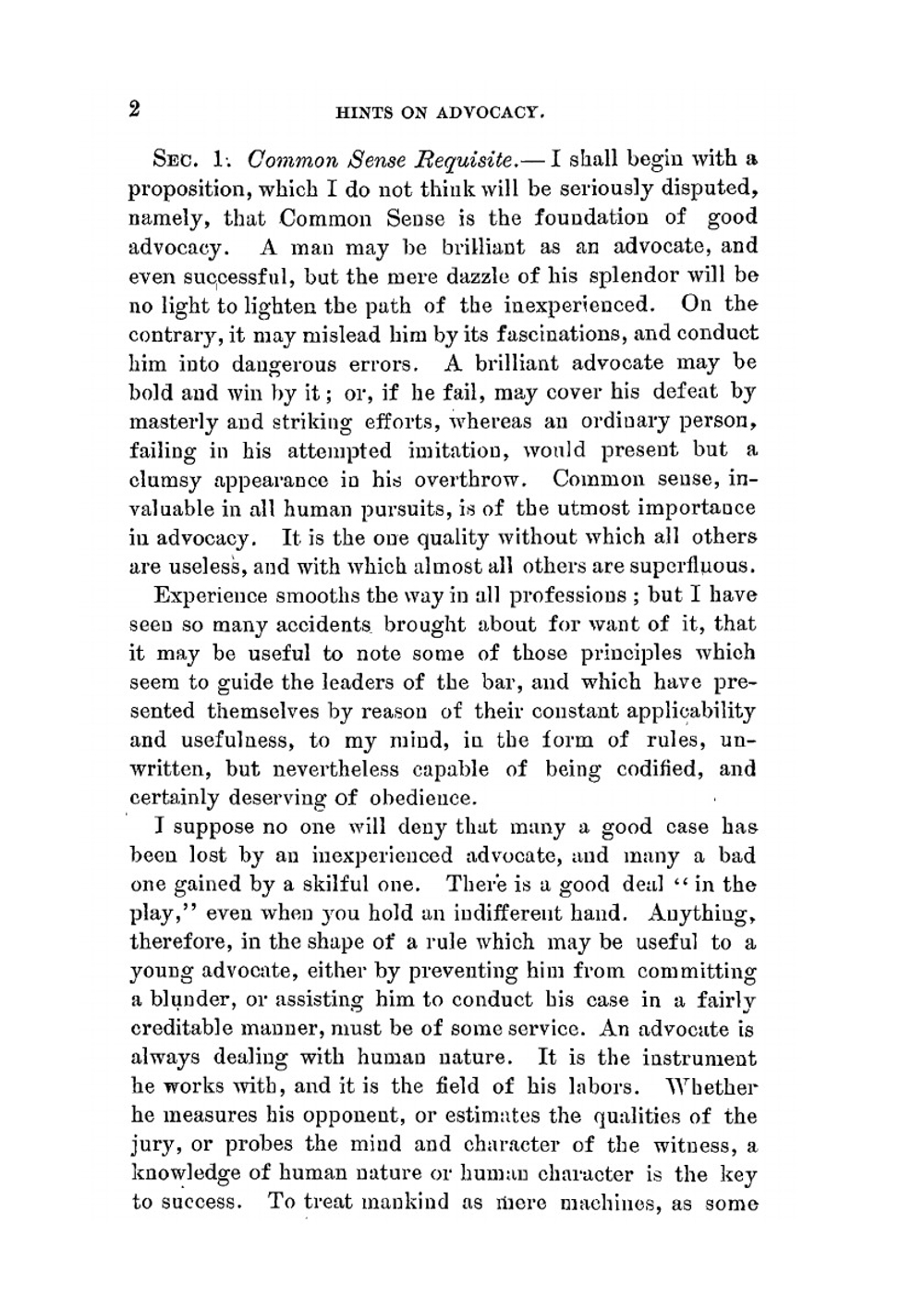 Hints on Advocacy. Intended for Practitioners in Civil and Criminal Courts | R. Harris