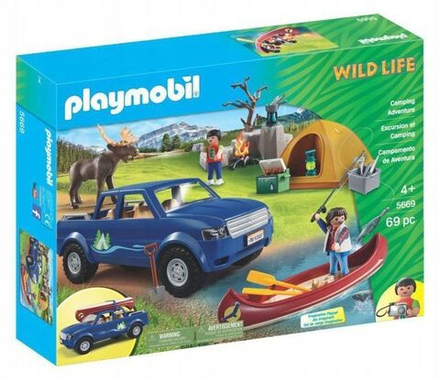 Конструктор Playmobil Wild life 5669  Приключение в  кемпинге