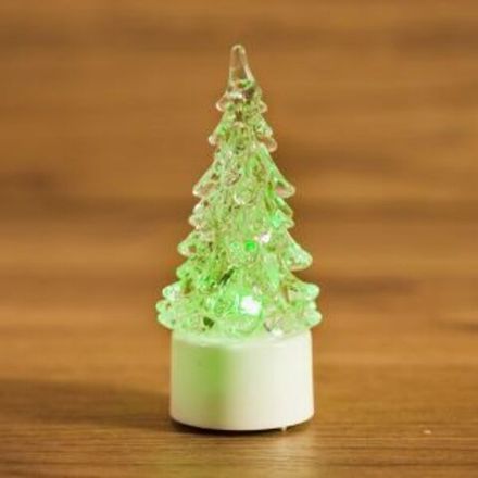 Фигура светодиодная на подставке "Елочка маленькая", RGB