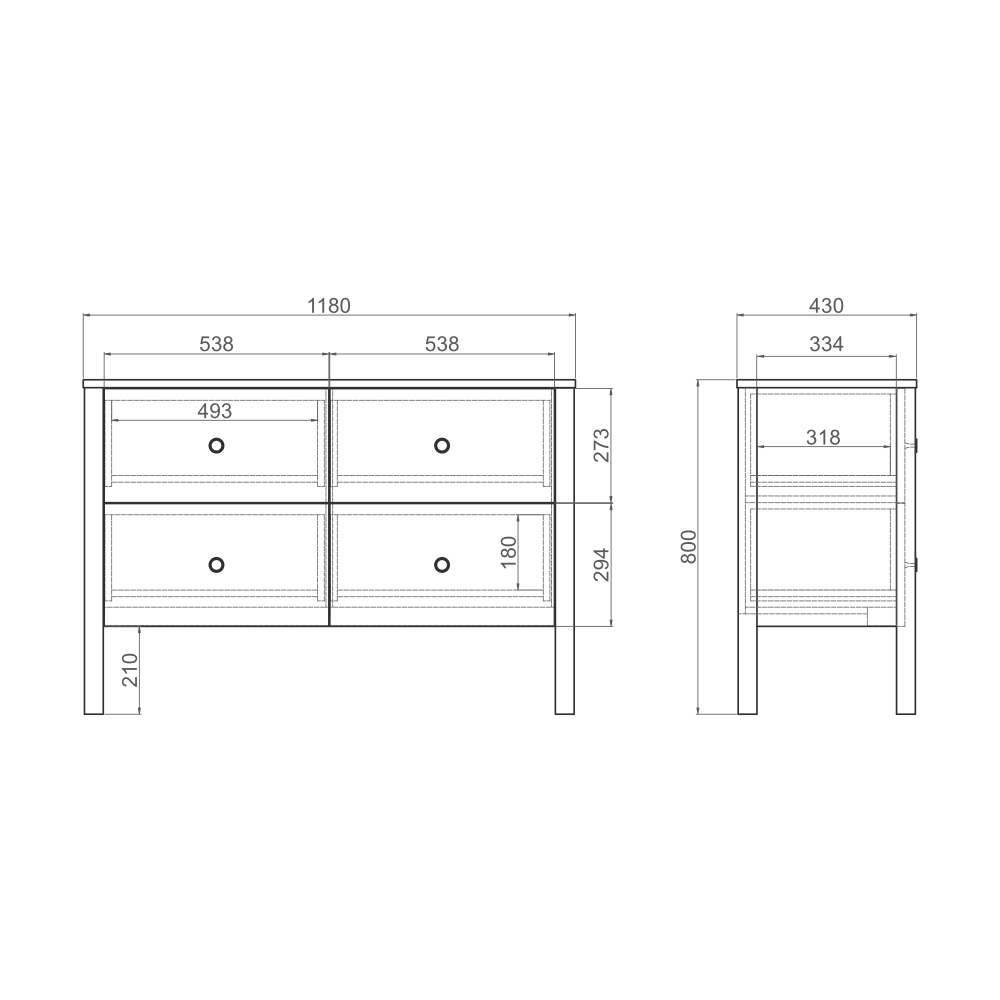 Комод BERGEN BG031