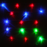 Гирлянда для дома 5,0 м 20 ламп LED с насадками ДЕД МОРОЗ, прозрач.пров., авторежим.,IP-20 RG/RB (возможность соединения)