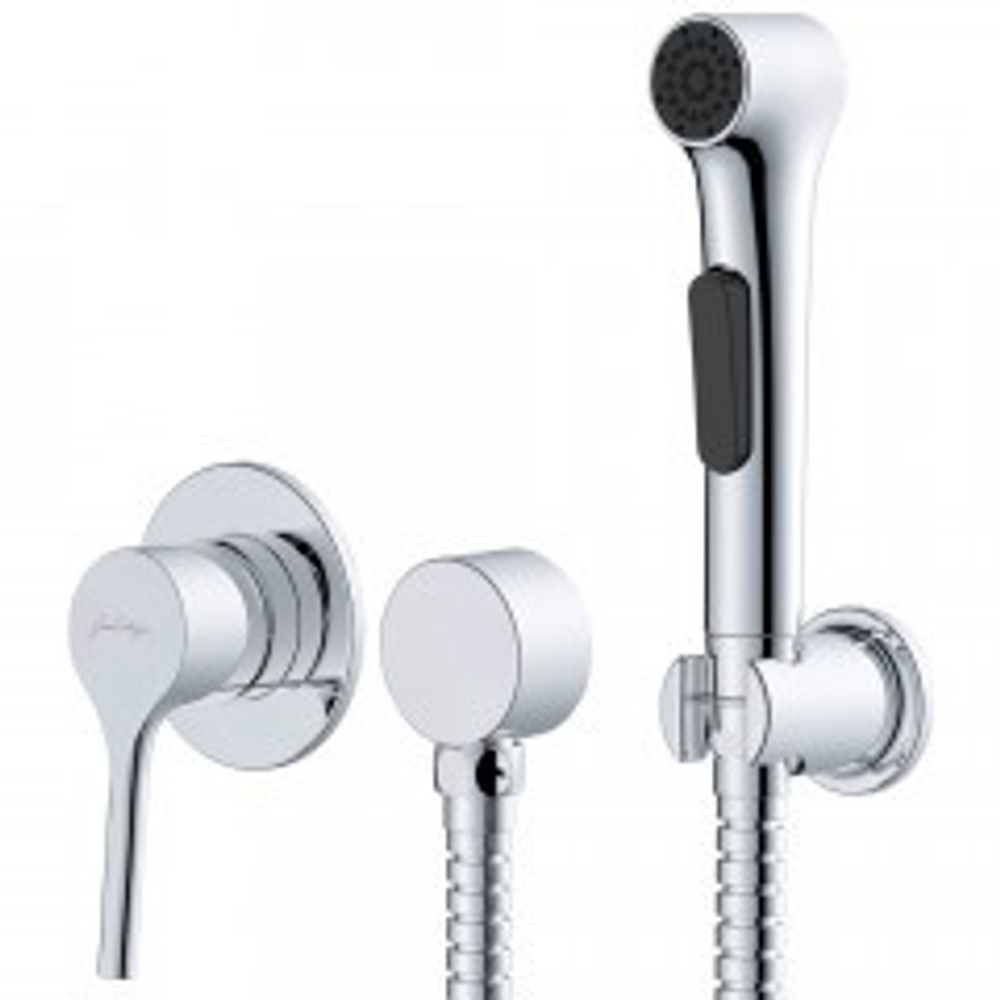 Купить смеситель с гигиеническим душем Jacob Delafon Elate E24610-CP не дорого