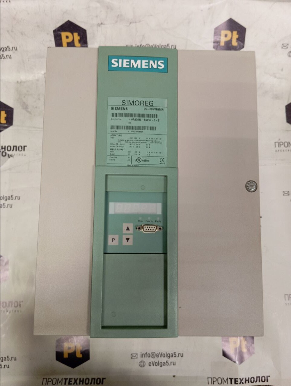 Модули Siemens 6RA7018-6DV62-0-Z c хранения