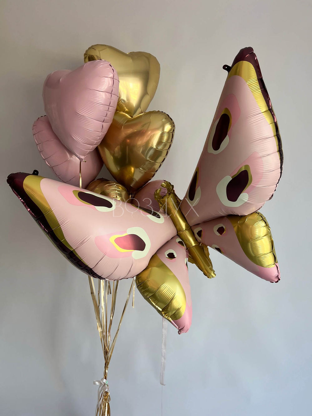 Фольгированный шар-фигура «Бабочка с усиками», 132 см