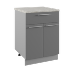 Кухня корпус универсальный Серый С1ЯШ 600