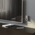 ТВ-розетка оконечная Gallant (серебряный)