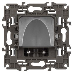 Вывод кабеля ЭРА Elegance 14-6003-16 титан