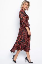 Платье Инна (черно-красное) П15068-13М LT Collection