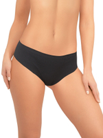 Бесшовные хлопковые трусики-бразилиана (Размер: M) (Цвет: белый)